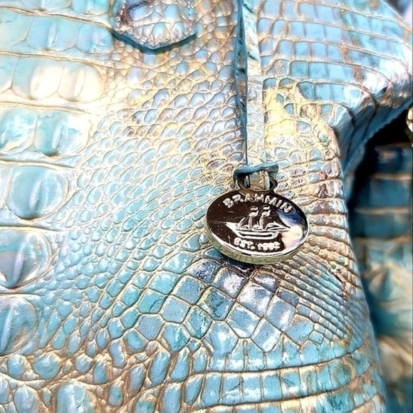 Brahmin Rare Melbourne Duxbury Satchel Purse Shoulder Bag NEW - Picture 8 of 8